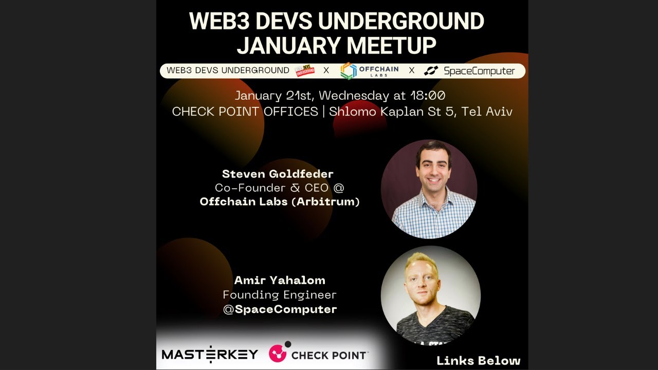 Web3 Devs Underground Meetup | Blockchain Consensus in Space 🛰️ 📱