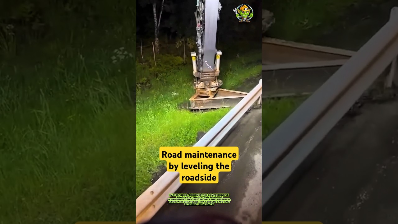 Road maintenance roadside management process