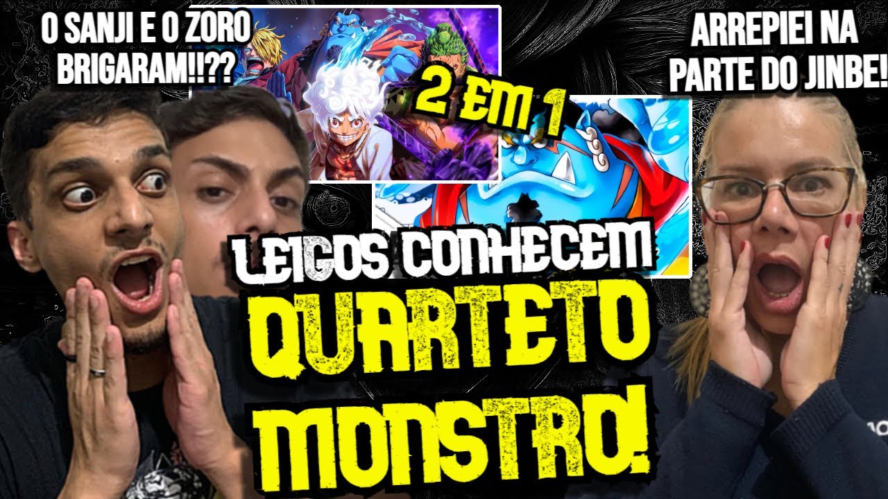 LEIGOS REACT | 2 EM 1 | Pela União e Quarteto Monstro | Basara e M4rkim (One Piece)