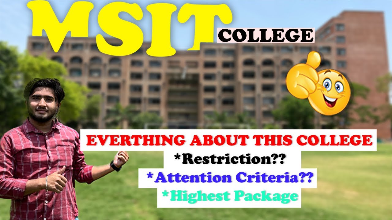 MSIT College Full Tour Vlog | Exploring MSIT College | Live Interaction With Students😮