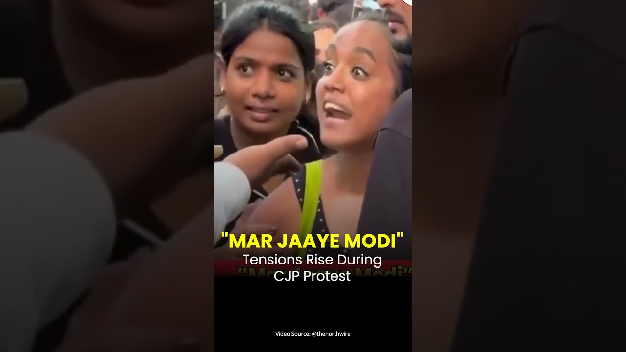 Controversial Slogans at CJP Protest Go Viral #modi #delhiprotest #cjp #viralnews #pmmodi #tgh