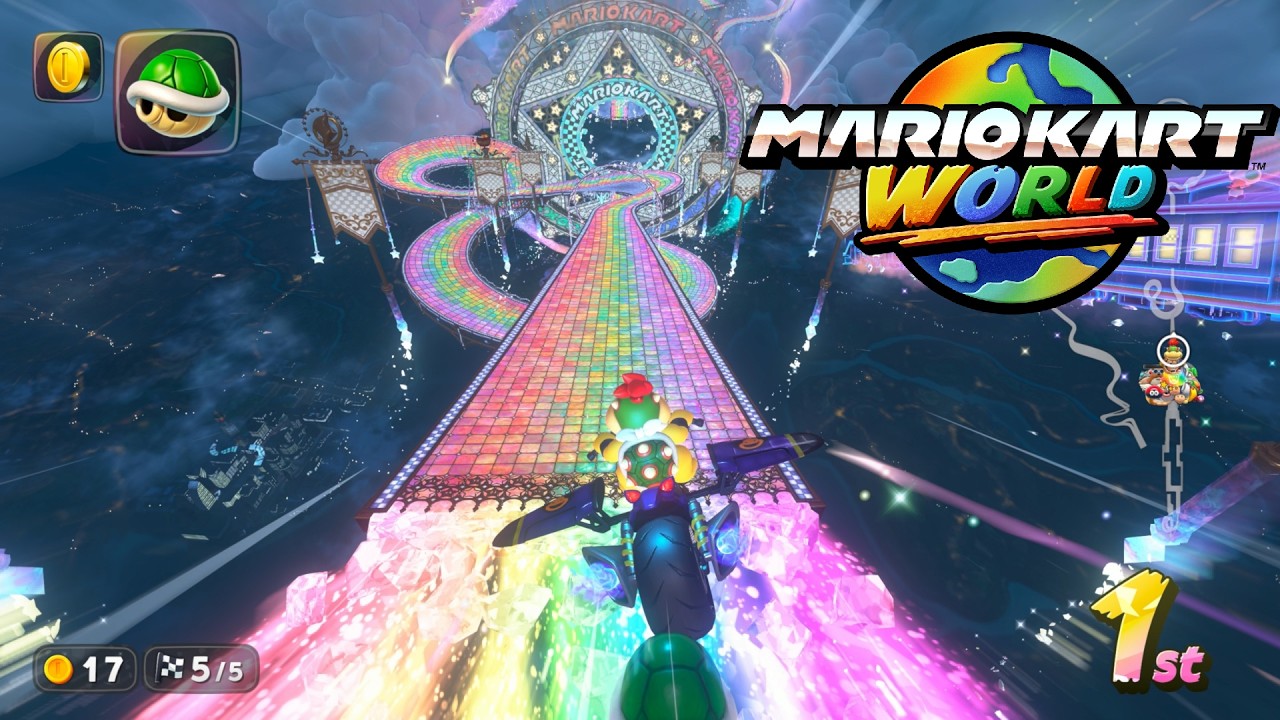 Rainbow Road - FINAL CUP In Mario Kart World!! (+ Ending Credits) - *Special Cup*