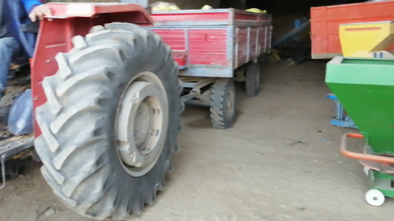 Şöfer bu işi biliyor. Dört tekerli römorku geri geri yanaştırma | MASSEY FERGUSON 285 S | #tarım