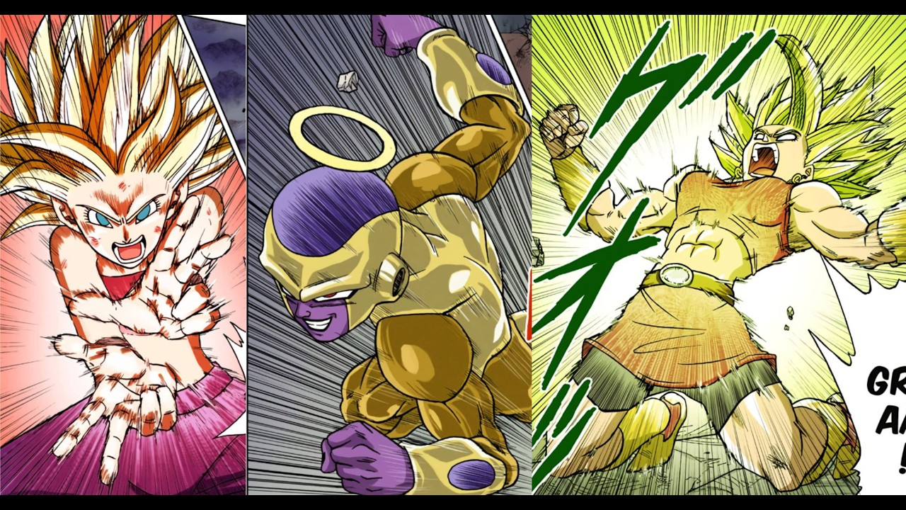 Dragon Ball Super Card Game Fusion World. Caulifla VS Golden Frieza
