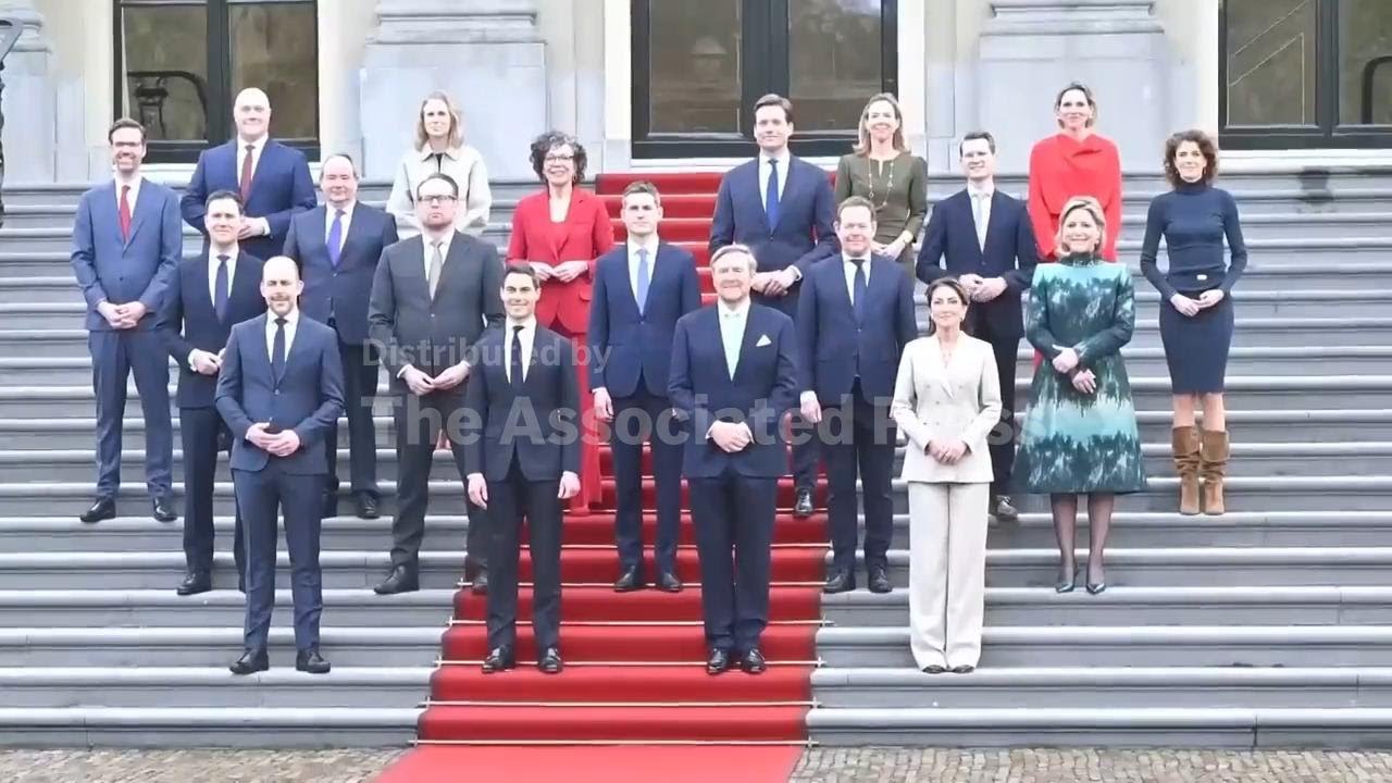 Dutch king swears in a new coalition government led by youngest-ever premier Rob Jetten