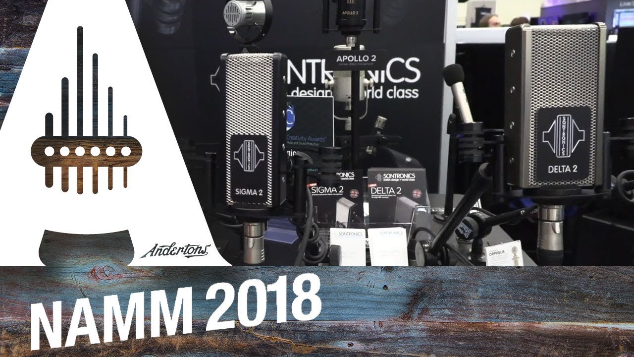 Sontronics Microphones - New Ribbon Models - NAMM 2018