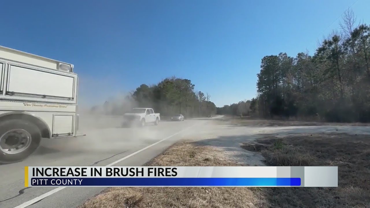 Pitt County in drought, higher risk of vegetation fires