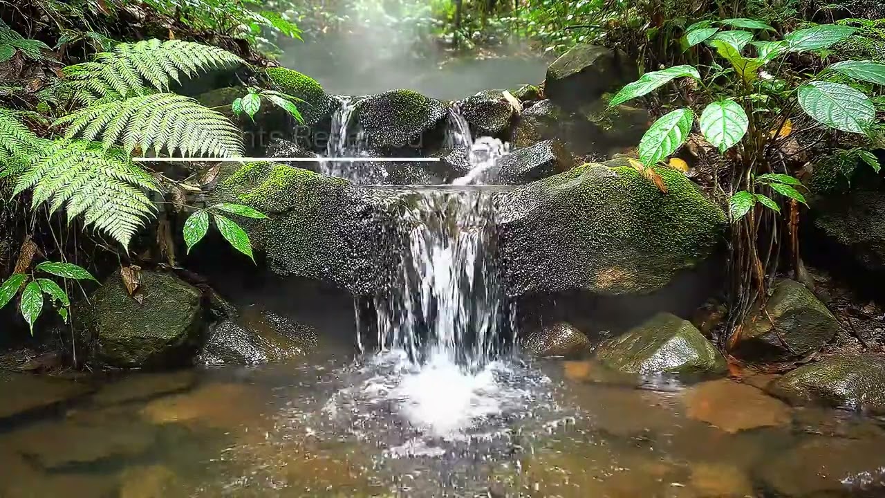 ASMR Hidden Jungle River | Clear Tropical Stream | Sleep Relax Meditate | Real Shoot 1 Hour (4K)