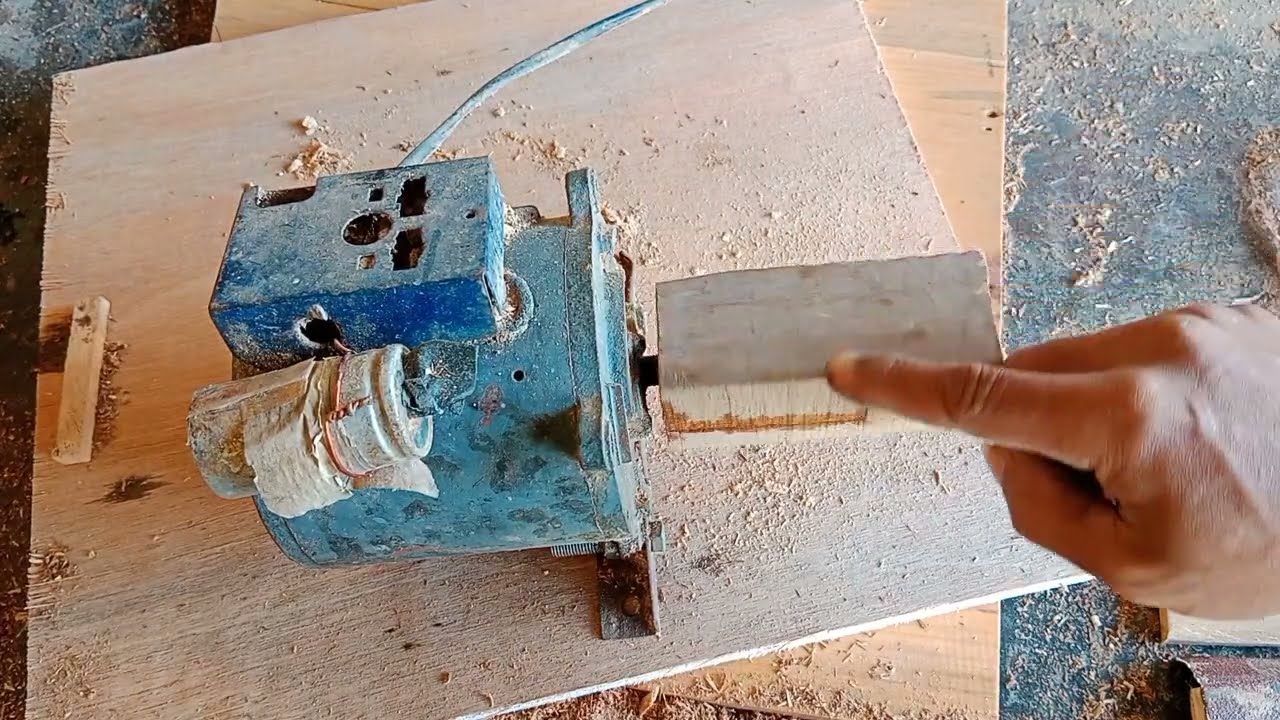 CARA BIKIN ASAHAN PISAU SERUT DAN GERGAJI DARI MESIN POMPA