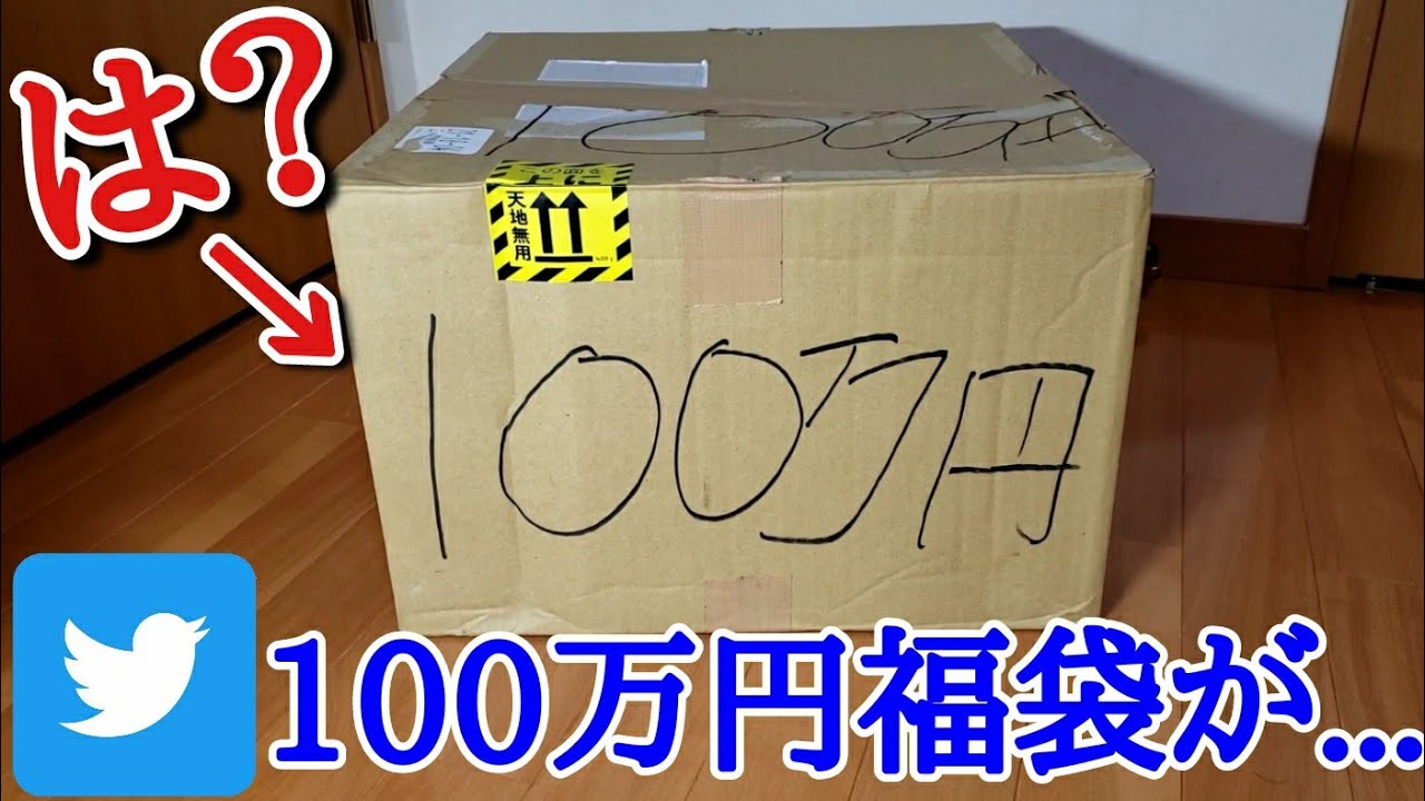 (は？)Twitterで100万円の福袋を購入したらボロい段ボールが1個だけ届いたんだが.....中身どうなってんのこれ？