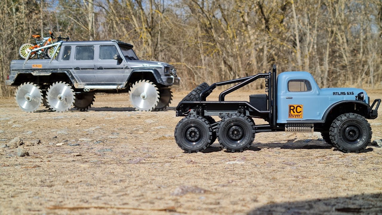 FMS Atlas 6X6 ... Едет там, где 4х4 вязнет. Тест внедорожника по всем покрытиям.
