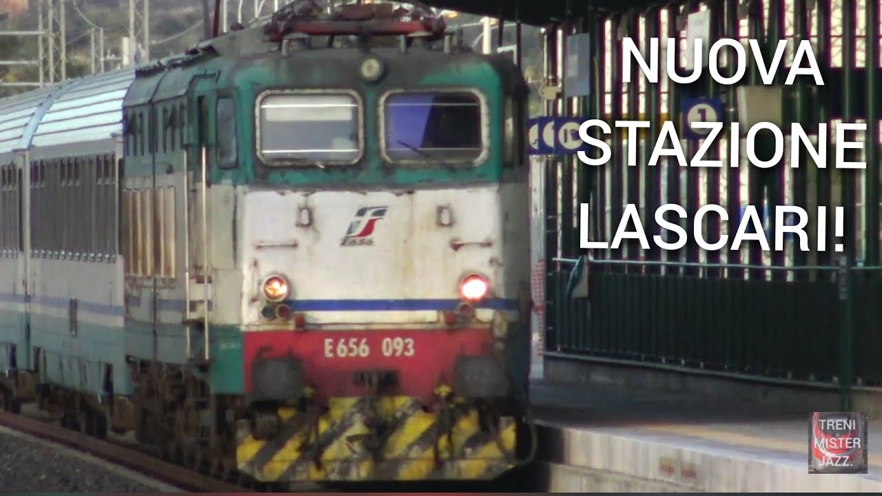 Nuova stazione di Lascari con nuovo raddoppio Linea Ferrata Messina-Palermo.