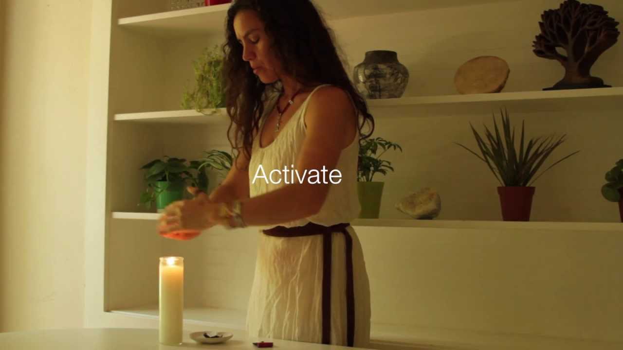 Fire Ceremony with a Candle