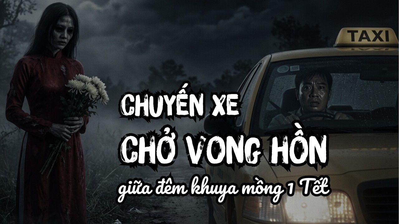 Đêm mồng 1 Tết, tài xế taxi chở vong hồn cô gái cầm bó hoa cúc vạn thọ về nhà - Cực RỢN NGƯỜI