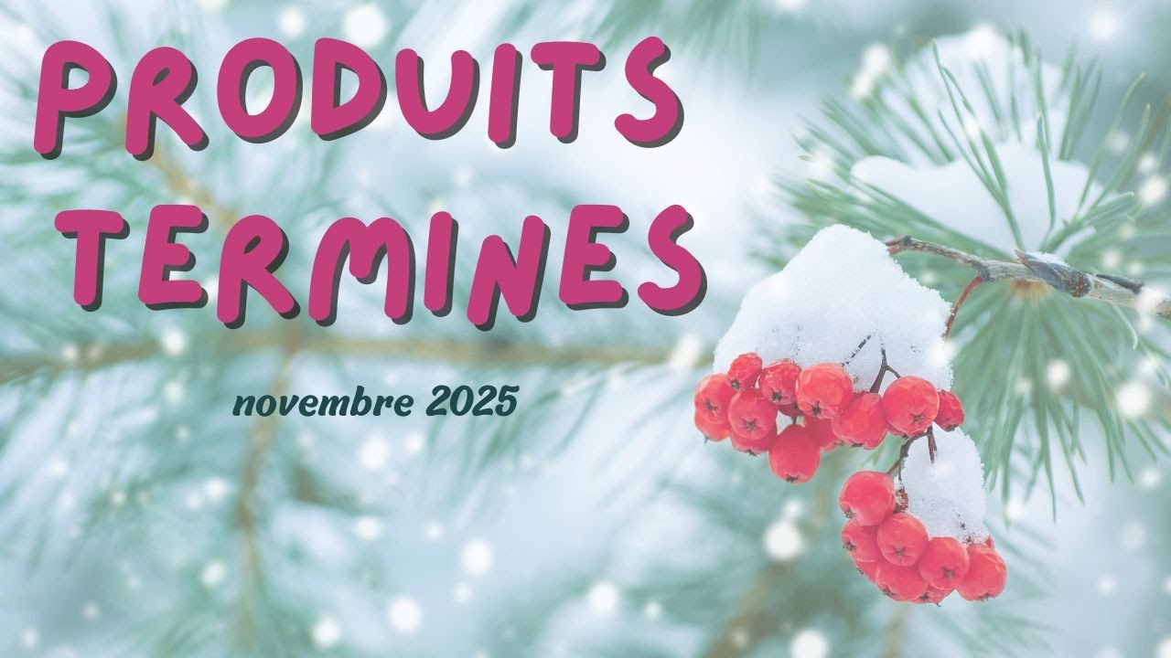 PRODUITS TERMINES - NOVEMBRE 2025...