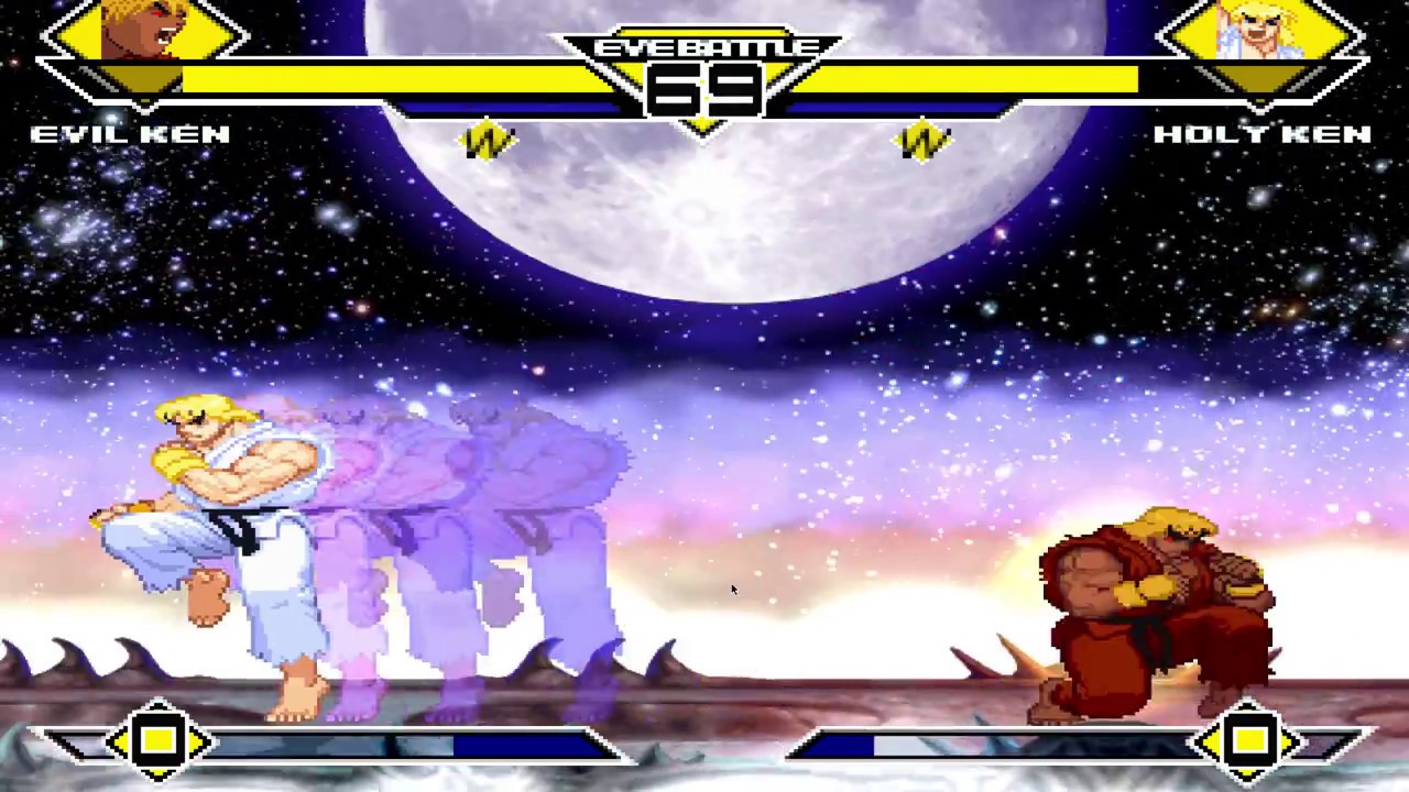 [HD] MUGEN 1.1: Evil Ken vs. Holy Ken