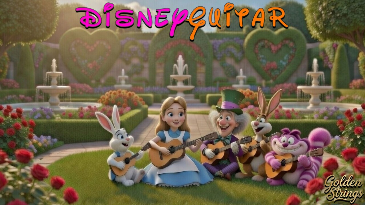 Disney Piano – Alice in the Enchanted Rose Garden ✨ Magical Ambience & Gentle Dreamy Melodies