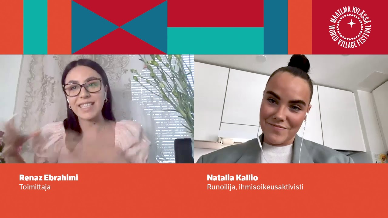 Renaz Ebrahimin haastattelussa ihmisoikeusaktivisti, feministi ja runoilija Natalia Kallio
