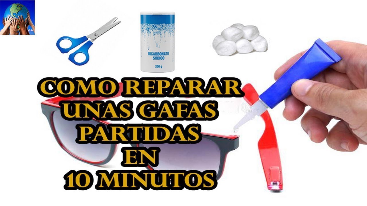REPARAR GAFAS Rotas En 10 MINUTOS | Restaurar Gafas De Pasta Rotas