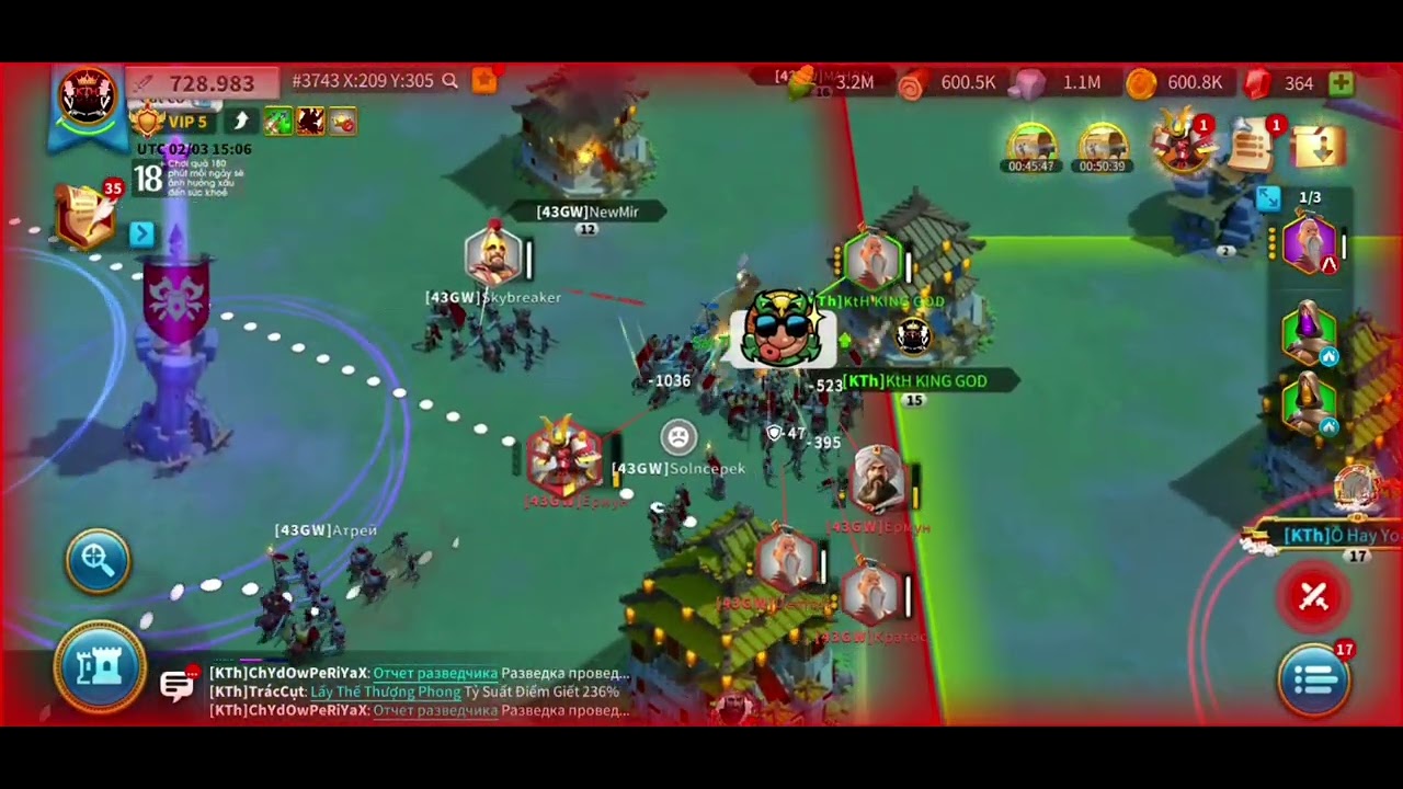 RISE OF KINGDOMS CHIẾN BINH SA NGÃ ROK (PHẦN 3)
