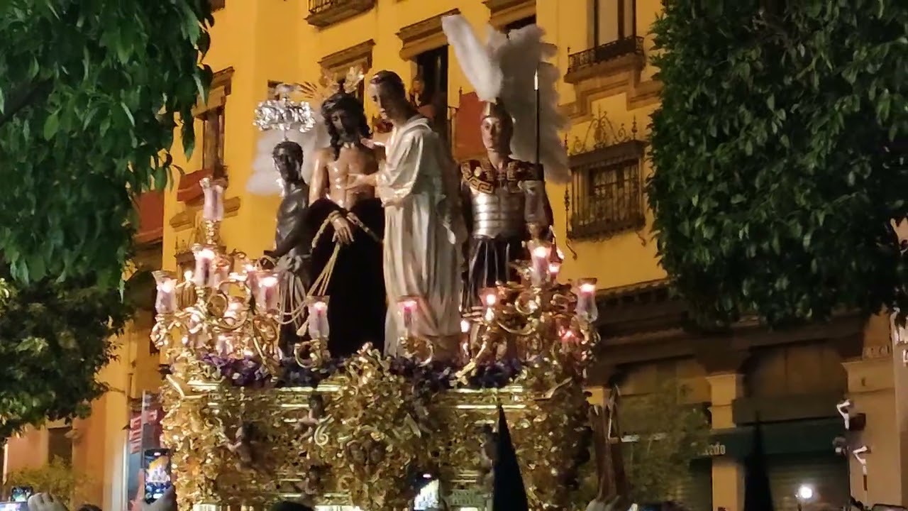 San Benito. Presentación al Pueblo en Jesús de las Tres Caídas Cuesta del Rosario.2023. Sevilla.