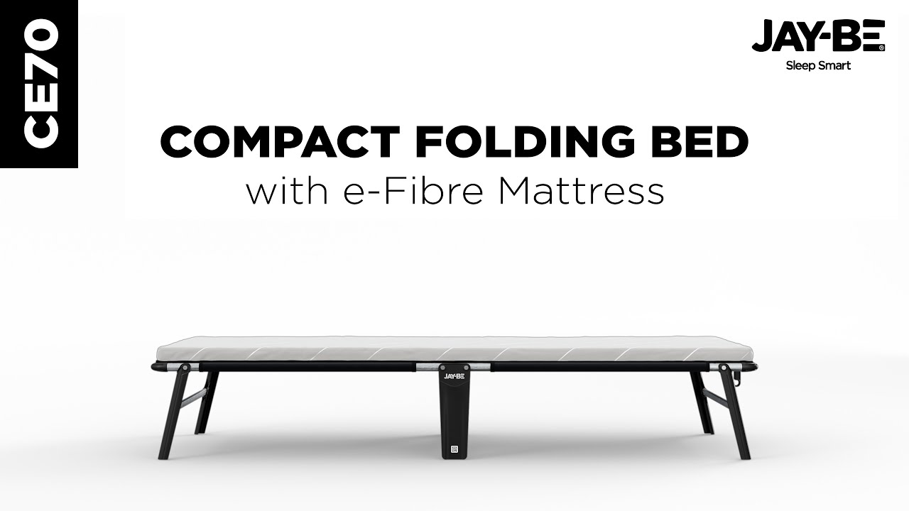 Jay-Be CE70 Compact Folding Bed with e-Fibre Mattress