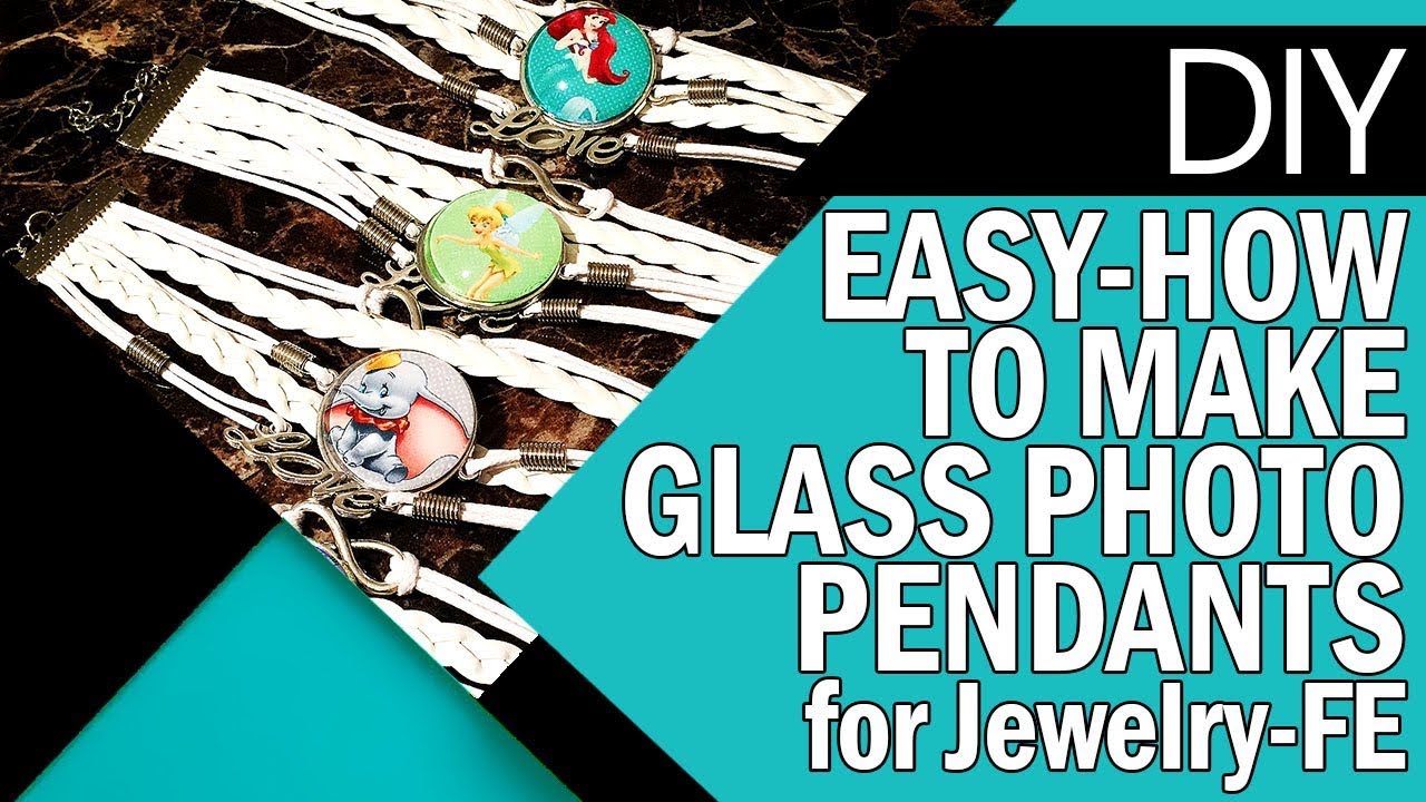 EASY - How to Make Glass Photo Pendants | Cabochons | Fish Extender Gifts