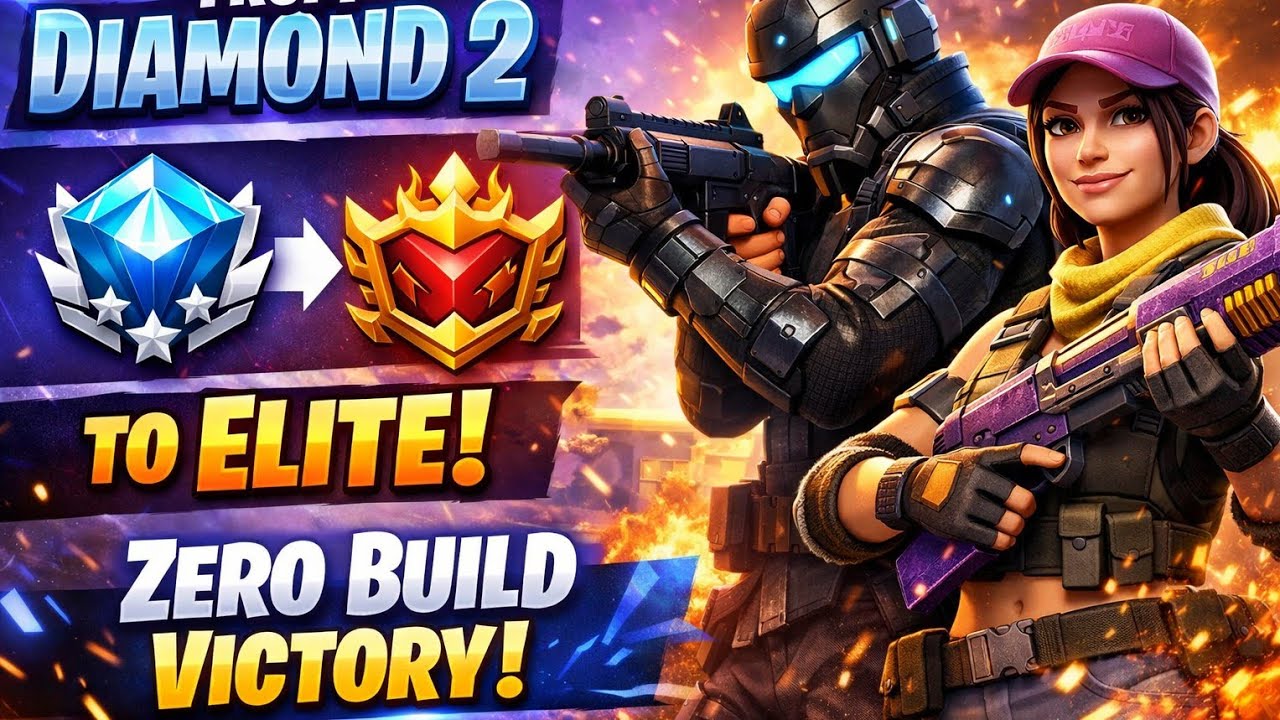 🎮 Evening Live | Ranked Zero Build – Diamond 2 to Elite