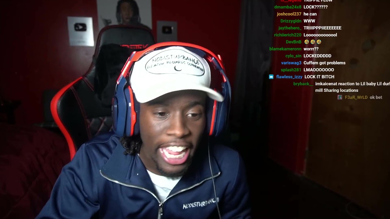 KAI CENAT LISTENS TO SSB RAPPER KOH ON STREAM