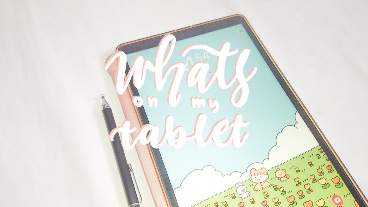 what's on my tablet | apps I use for productivity and entertainment | Samsung Tab 10.1 (2019)