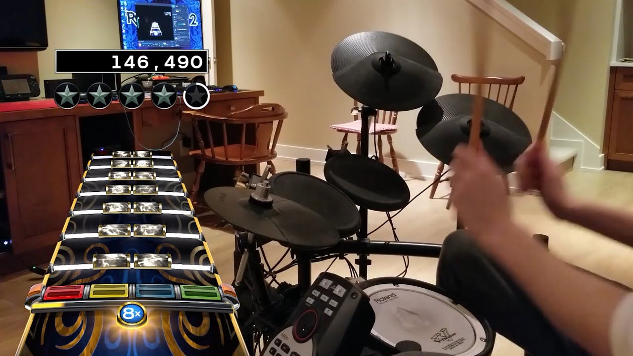 Inside the Fire by Disturbed | Rock Band 4 Pro Drums 100% FC