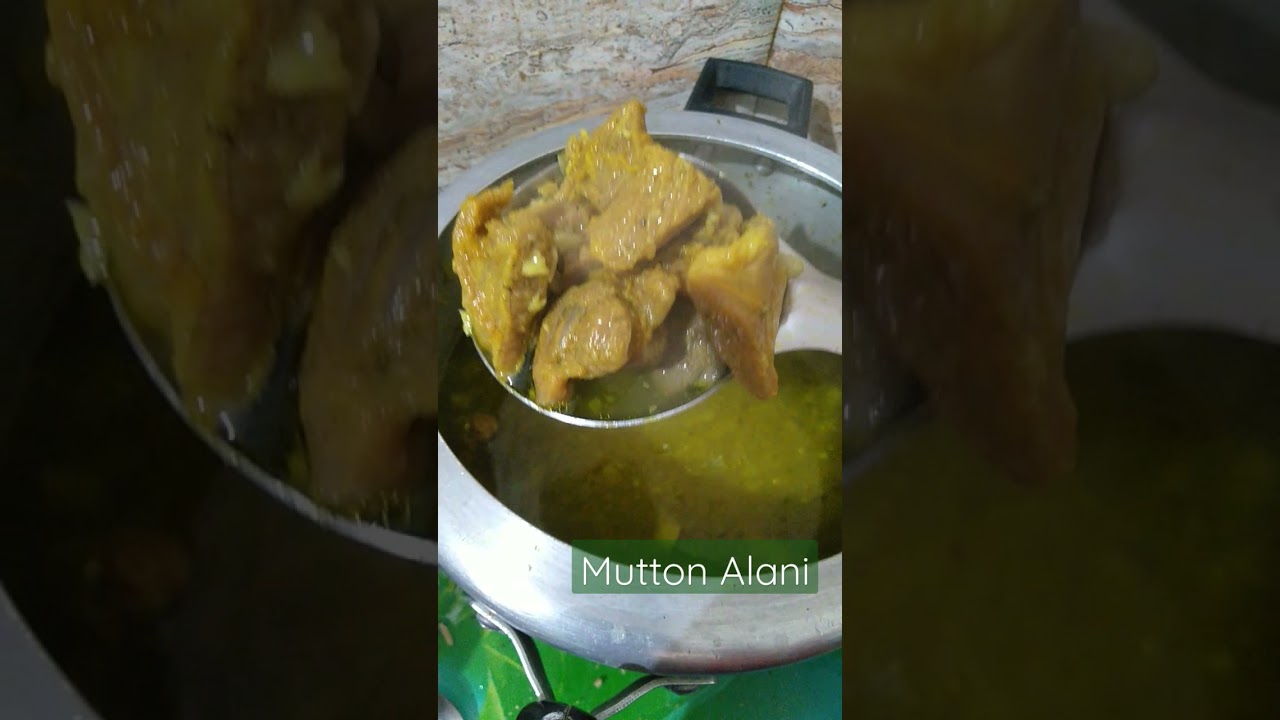 Mutton Alani | Mutton Curry Recipe | Mutton Marathi Recipe #food #foodie #mutton
