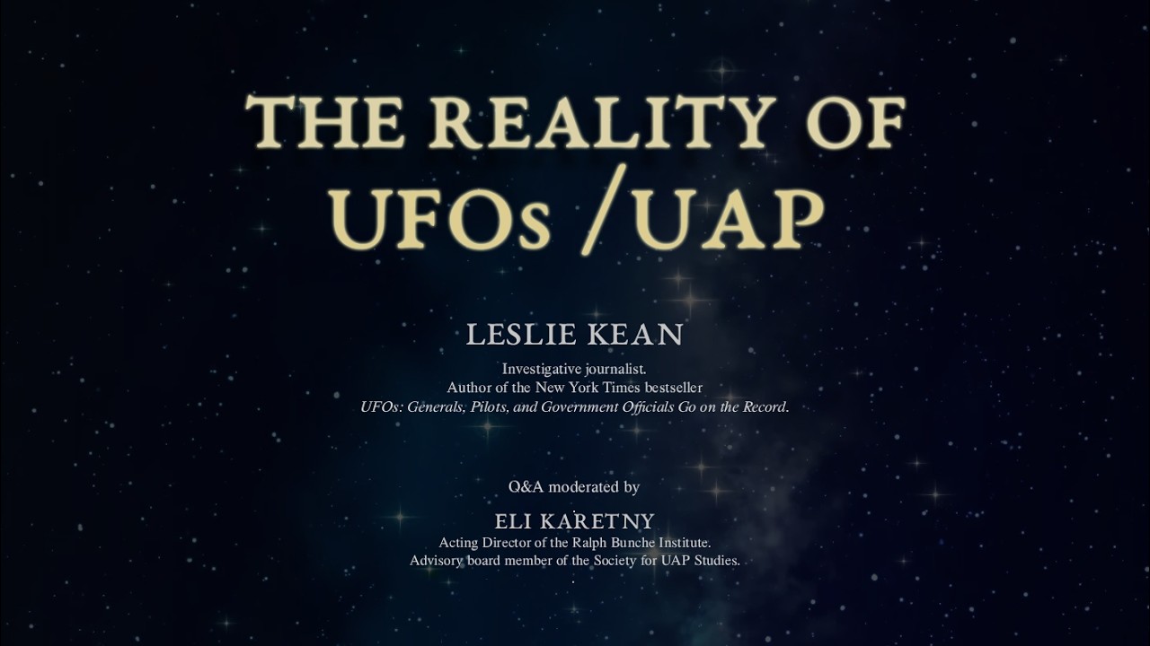 The Reality of UFOs UAP with Leslie Kean