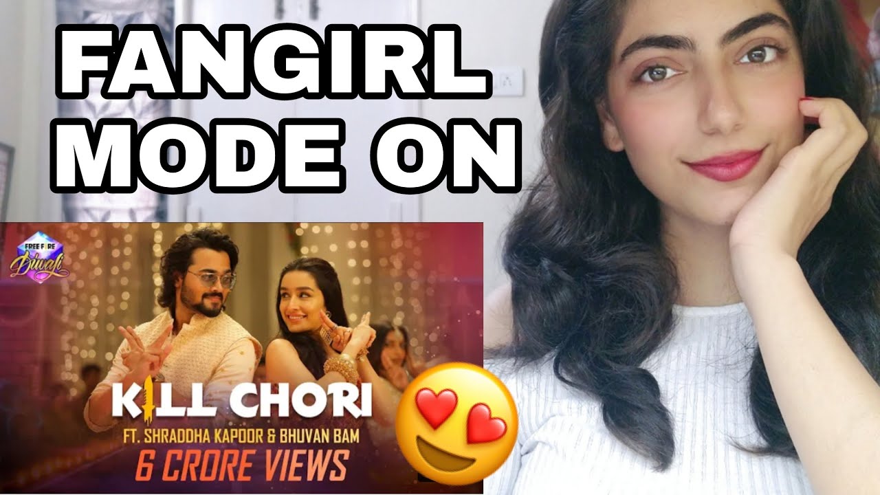 Kill Chori ft. Shraddha Kapoor and Bhuvan Bam Reaction | Fangirling At its Best