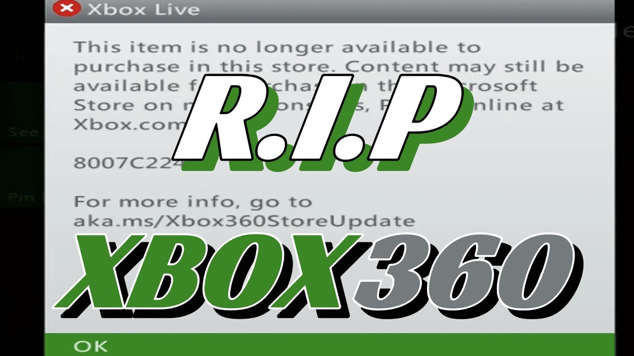 Xbox 360 Store is Officially Gone (DASHBOARD UPDATE 2024)