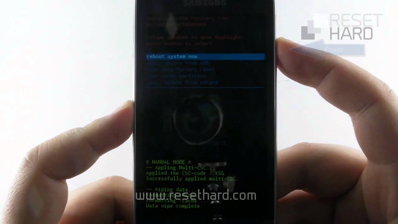 How To Hard Reset Samsung Galaxy Ace 4