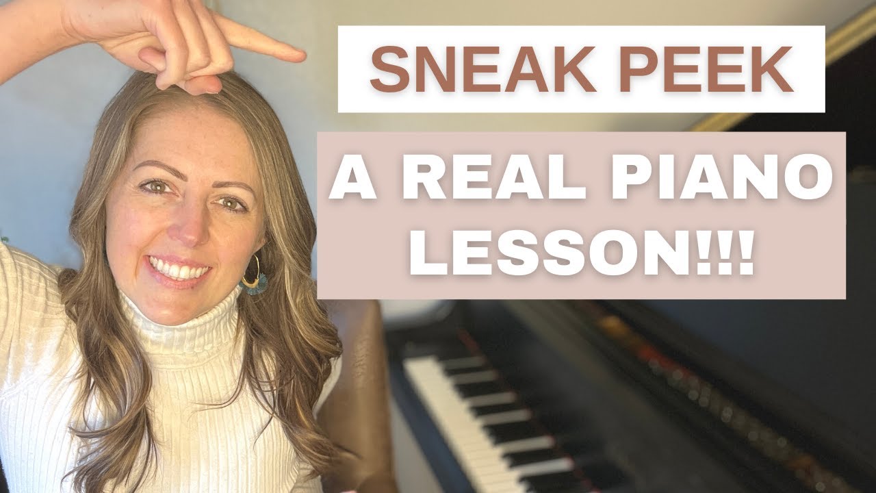 Sneak Peek | A REAL Piano Lesson (Part 1)