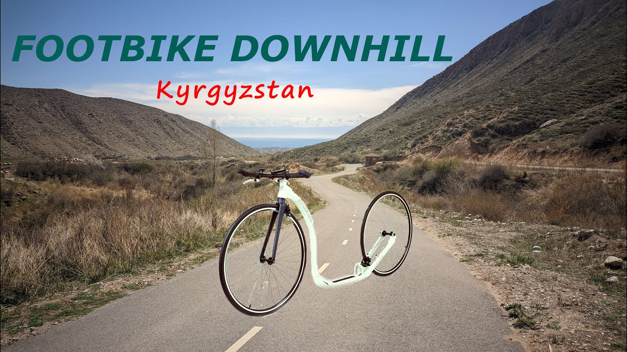 FootBike Downhill Kyrgyzstan
