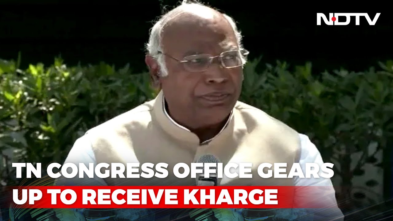 Congress' Mallikarjun Kharge To Visit Chennai Today