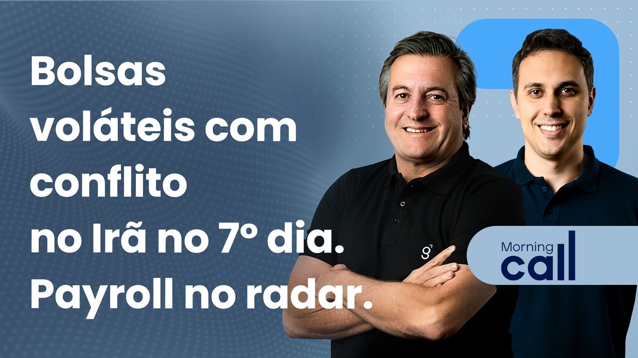 🔴6/3/26 Bolsas voláteis com 7º dia de conflito no Irã | Payroll no radar | #MorningCall