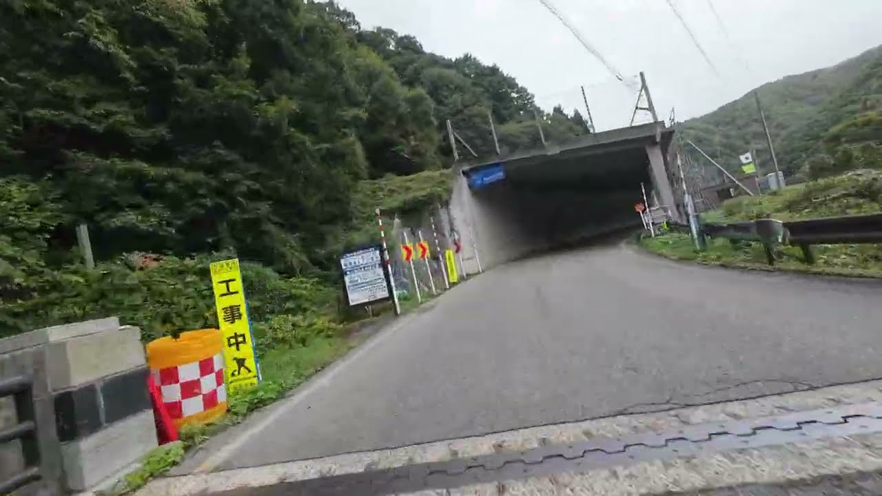 栃木側から奥只見湖、国道352号を抜けるツーリングルート3/8