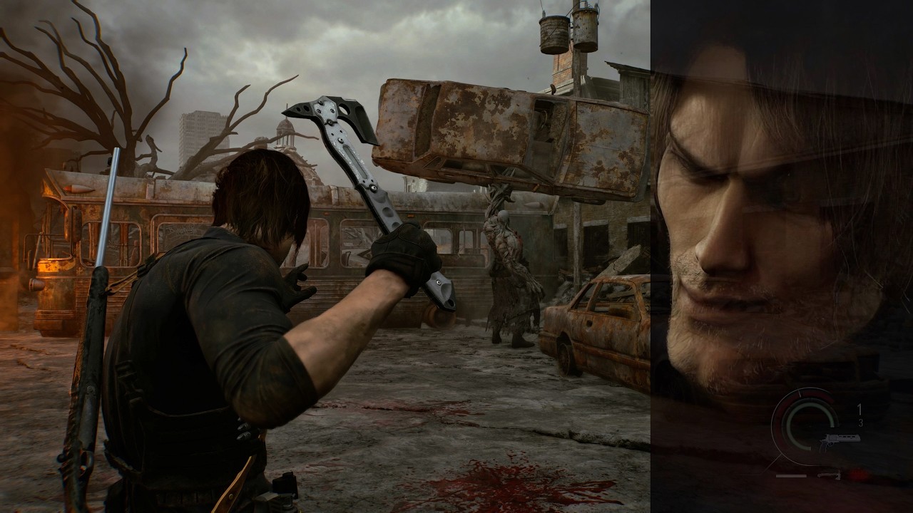 leon parries a car