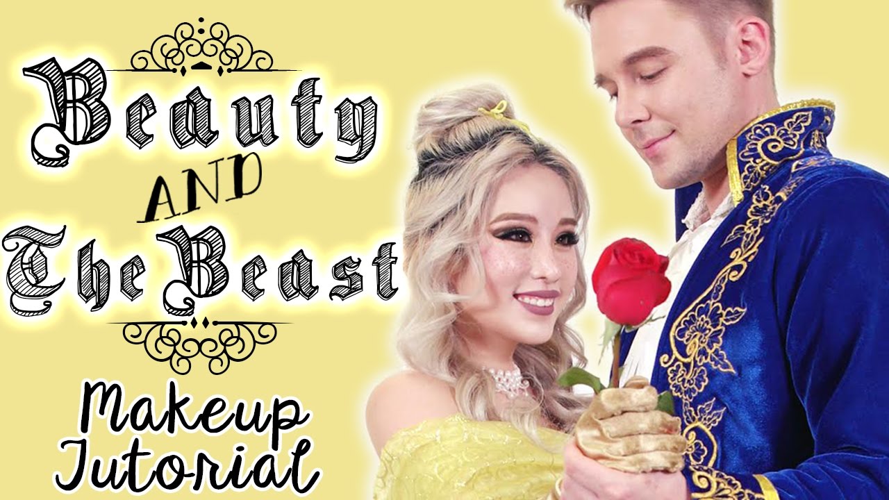 Beauty and The Beast Makeup (Featuring Husband MIke!)