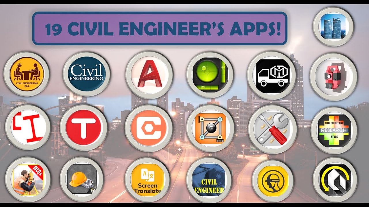 BEST 19 APPS FOR CIVIL ENGINEERS! أفضل تطبيقات الموبايل للمهندس المدني