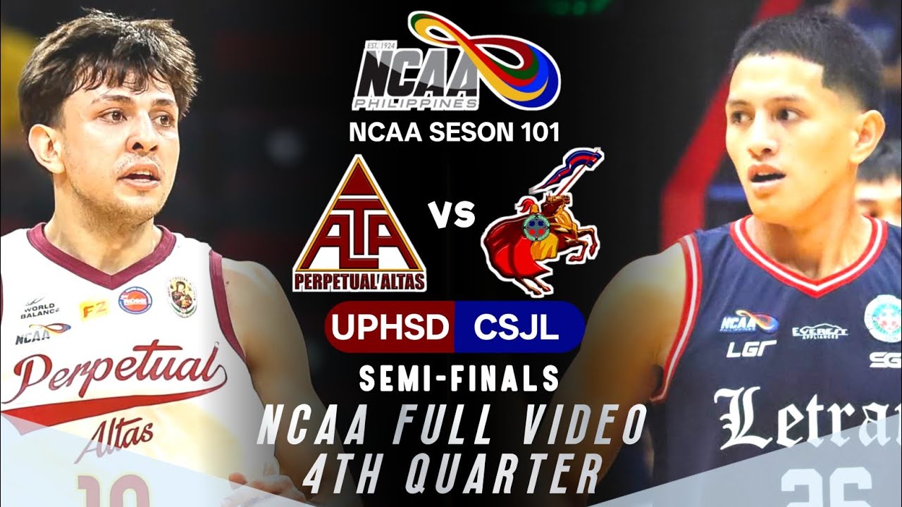 NCAA FULL 4TH QUARTER SEMI-FINALS: PERPETUAL VS LETRAN | DECEMBER 2, 2025