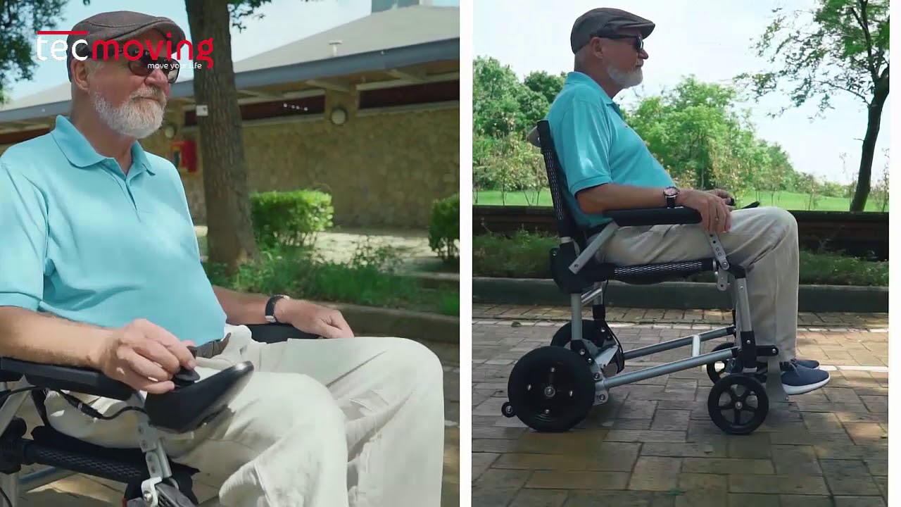 Joytec, la silla de ruedas eléctrica con joystick ultraligera y plegable