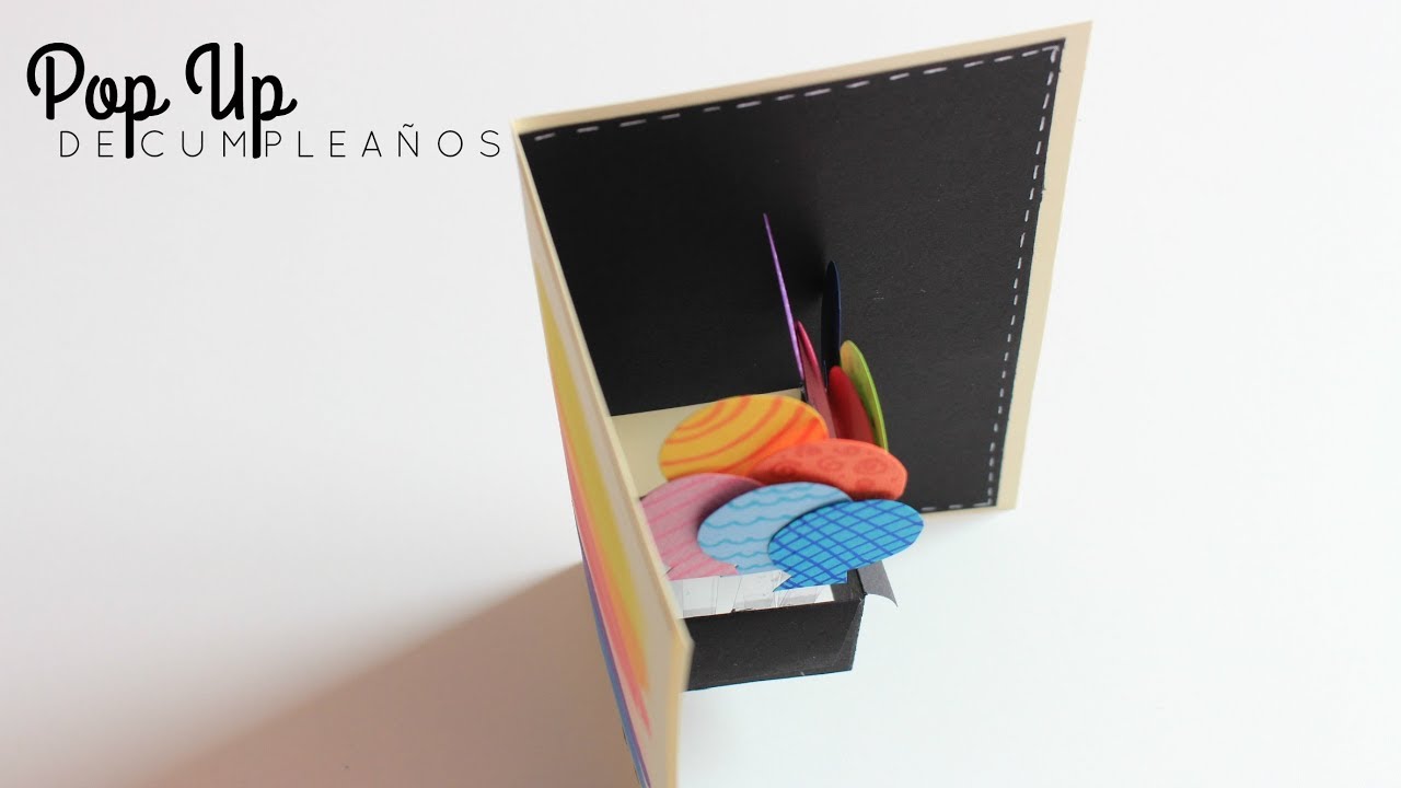 Carta / Tarjeta Pop Up 🎈 Para Cumpleaños | Carta 3D de Cumpleaños