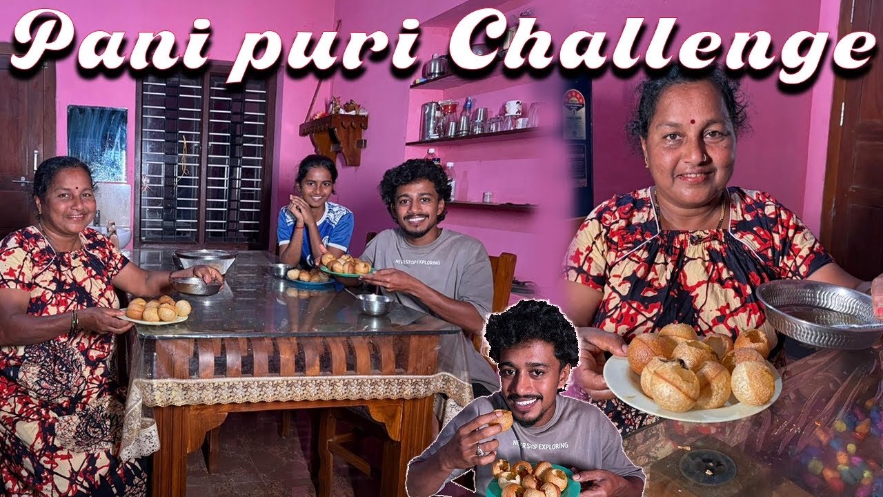 Pani puri challenge ….YouTube End malpoda 🥹💔@koushitalks 