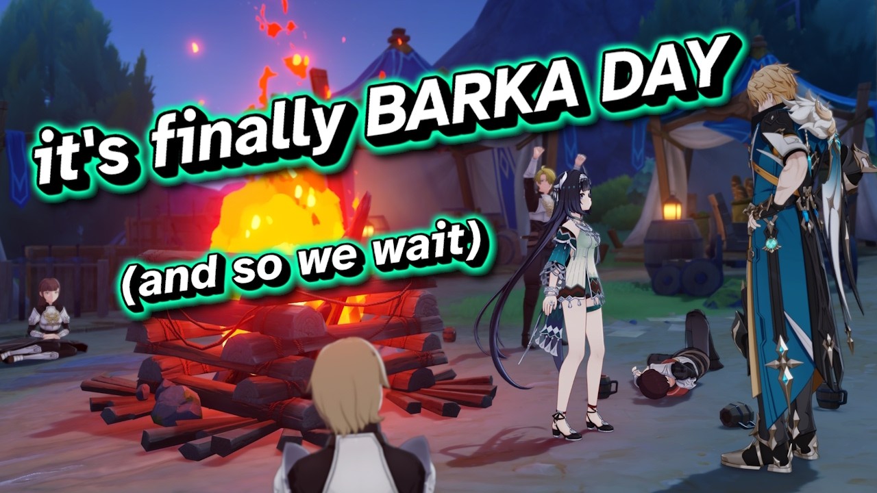 Join me in the BARKA FOR VARKA waiting room! [Genshin Luna IV/6.4]