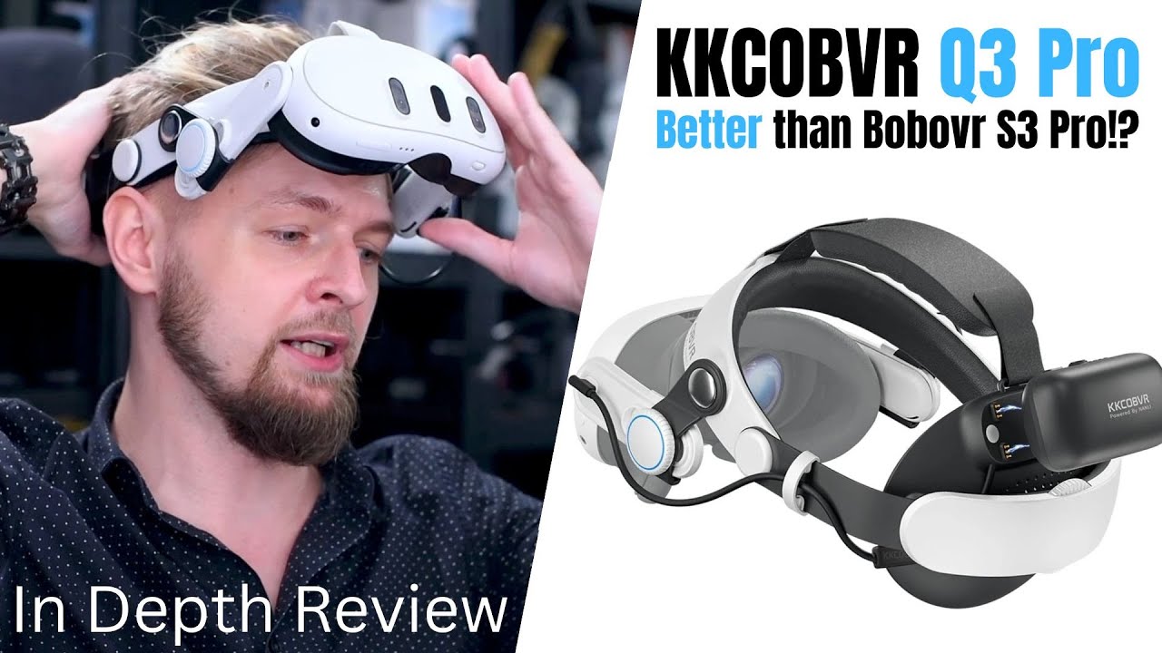 Kkcobvr Q3 Pro – the most unique and innovative battery head strap for Quest 3 and 3s?